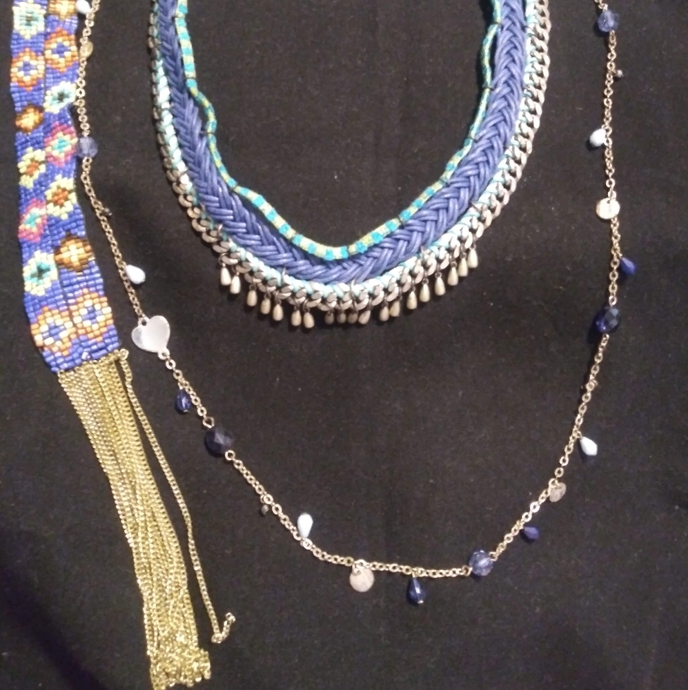 3 necklaces